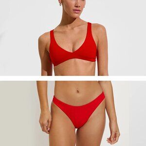 New Left on Friday Sweet Chili Heat Red Bikini SET Size M